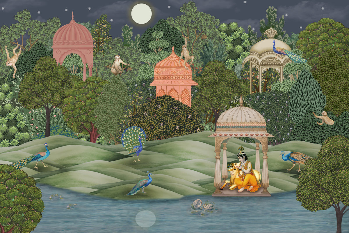 Vanara Vatika Wall Mural in your room