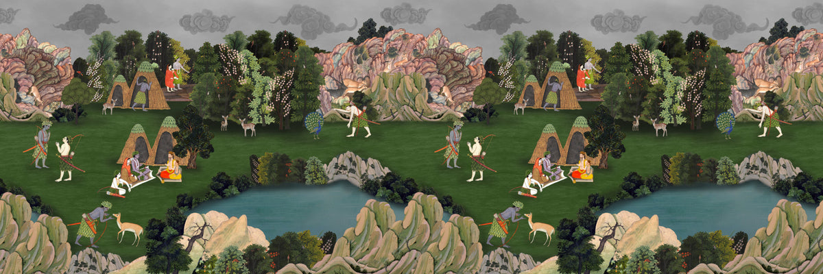 Forest of Ancient Tales Wall Mural in your room