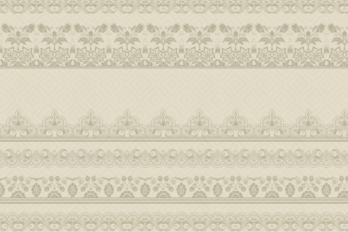 Vintage Lace Bands Wall Mural in your room