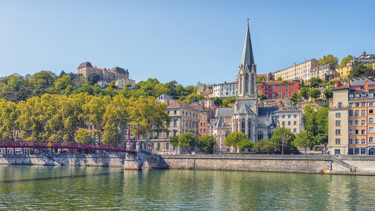 Riverside Charm: Lyon Wall Mural in your room