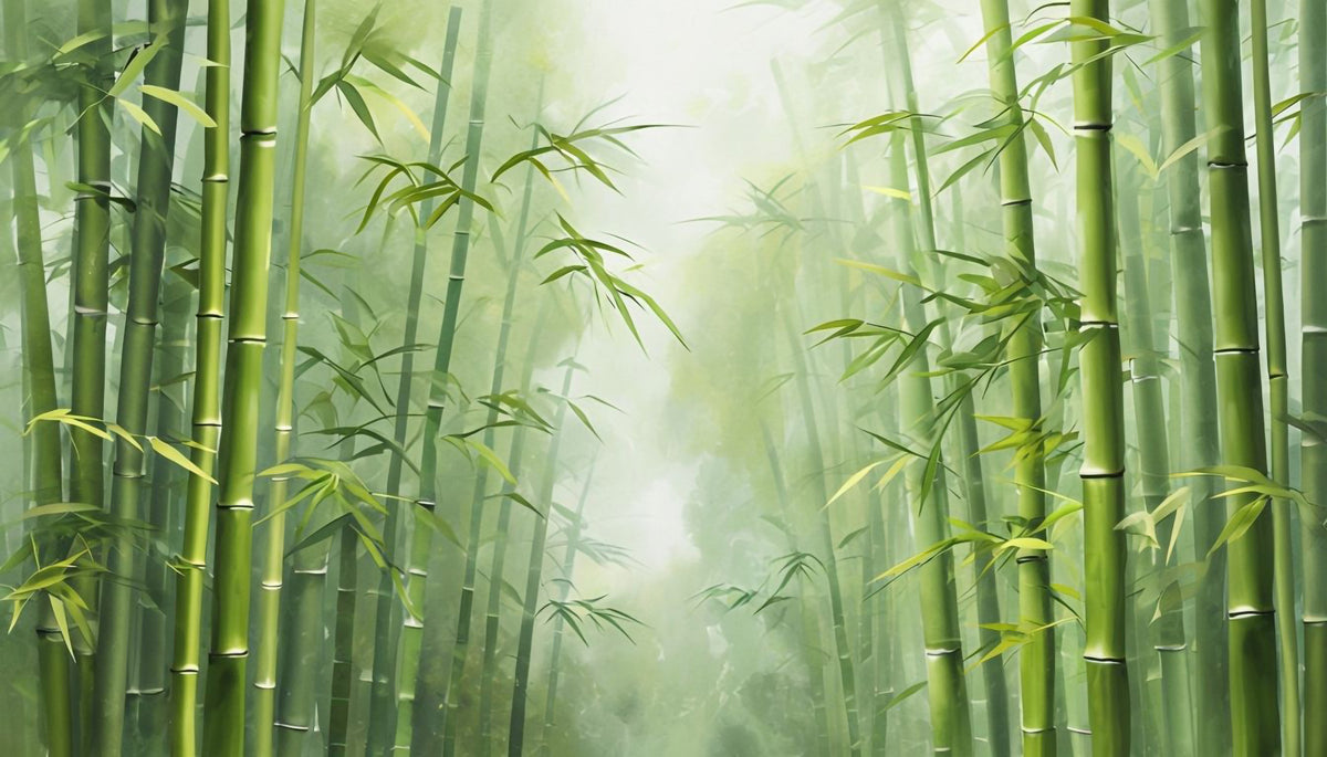 Zen Bamboo Forest Wall Mural in your room
