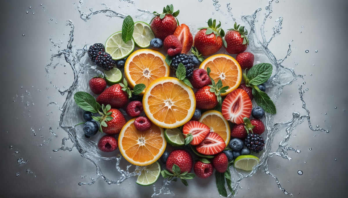 Fresh Splash Wall Mural in your room — zoomed