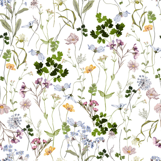 Wildflower Early Summer Meadow Wallpaper⁠