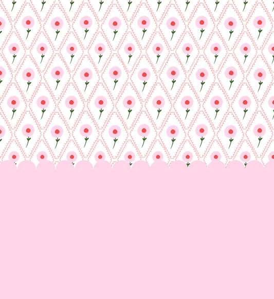 Cottage Rose Mural Wall Mural