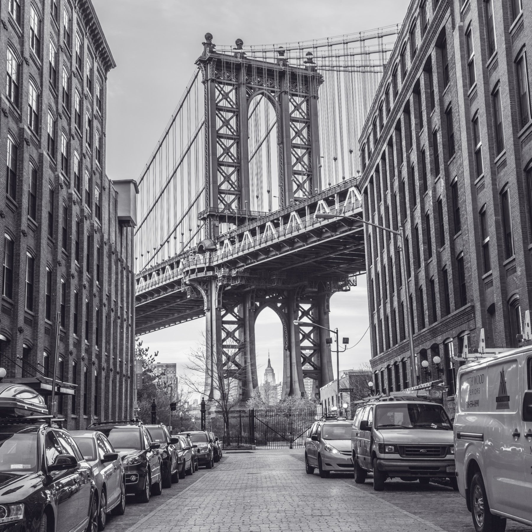 Manhattan Bridge from the Dumbo Wall Mural