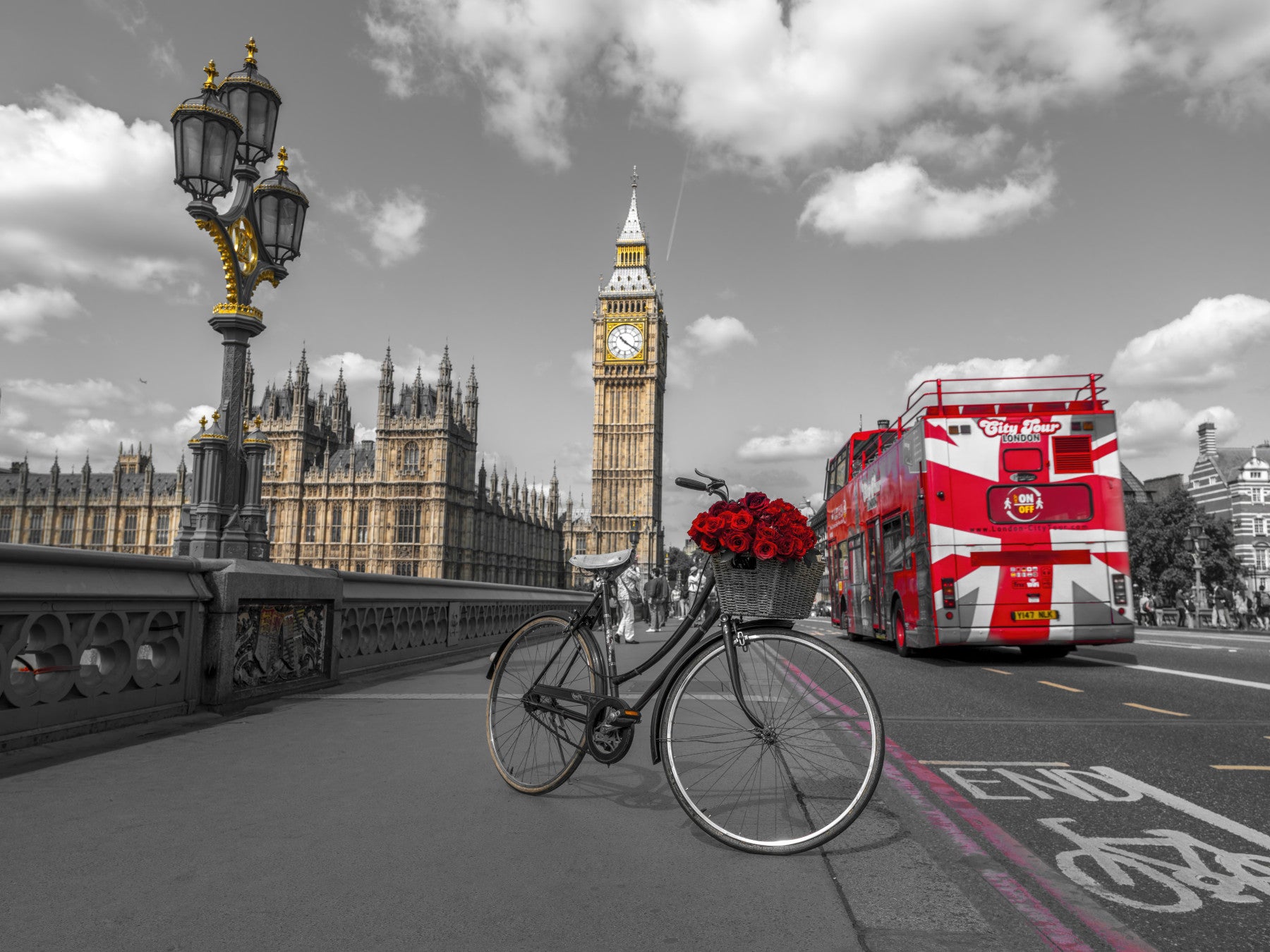 London Ride Wall Mural