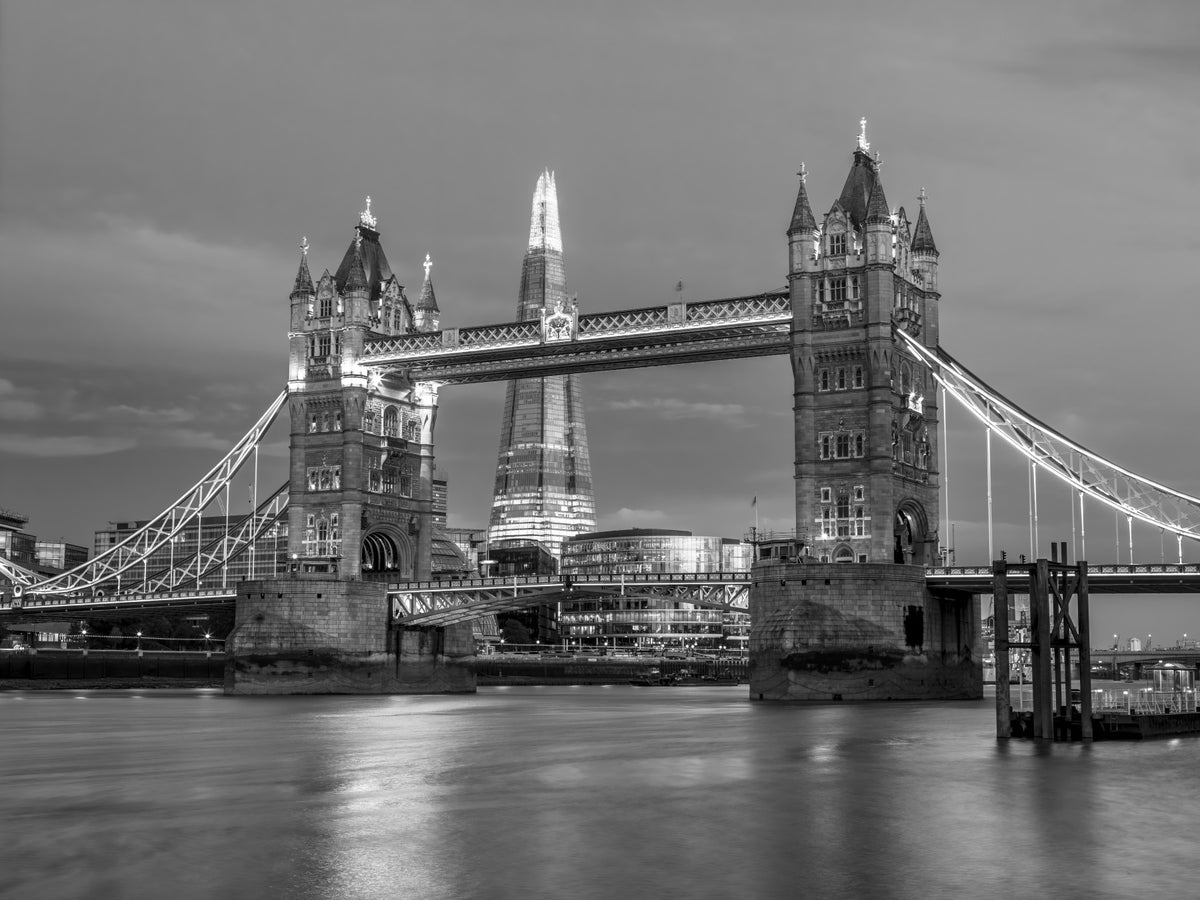 Tower Bridge and the Shard Wall Mural in your room