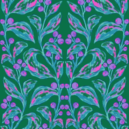 Berry Branch Symphony Wallpaper⁠