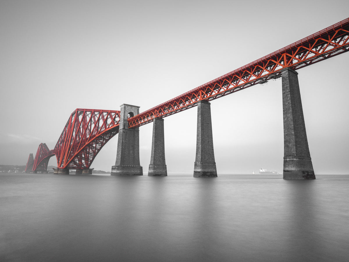 Forth Bridge Span Wall Mural in your room — zoomed