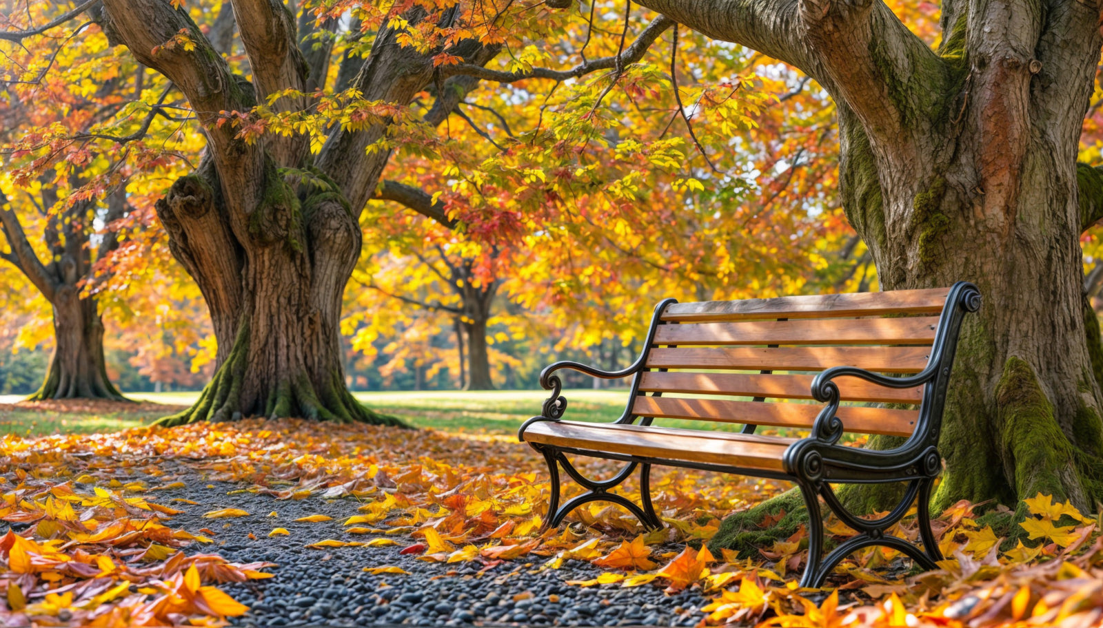 Autumn Serenity Wall Mural in your room