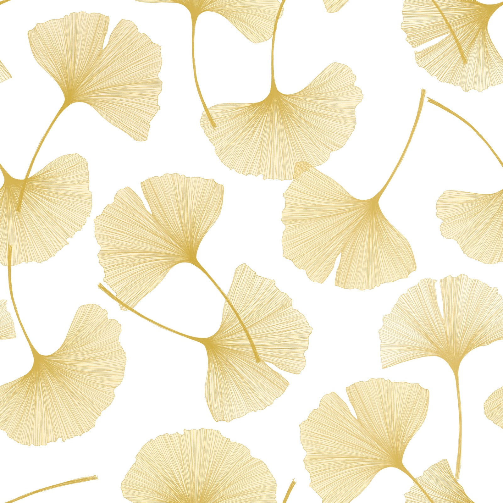 Golden Ginkgo Breeze Wallpaper⁠