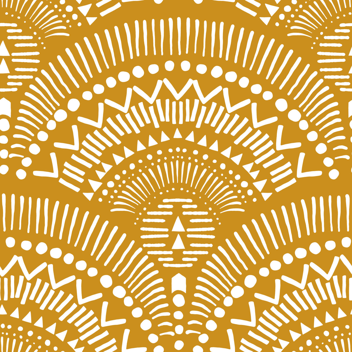 Ethnic Echoes Wallpaper⁠ in your room — zoomed
