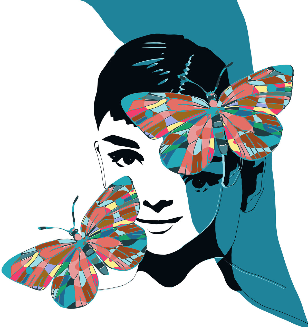 Butterfly Muse Wall Mural in your room
