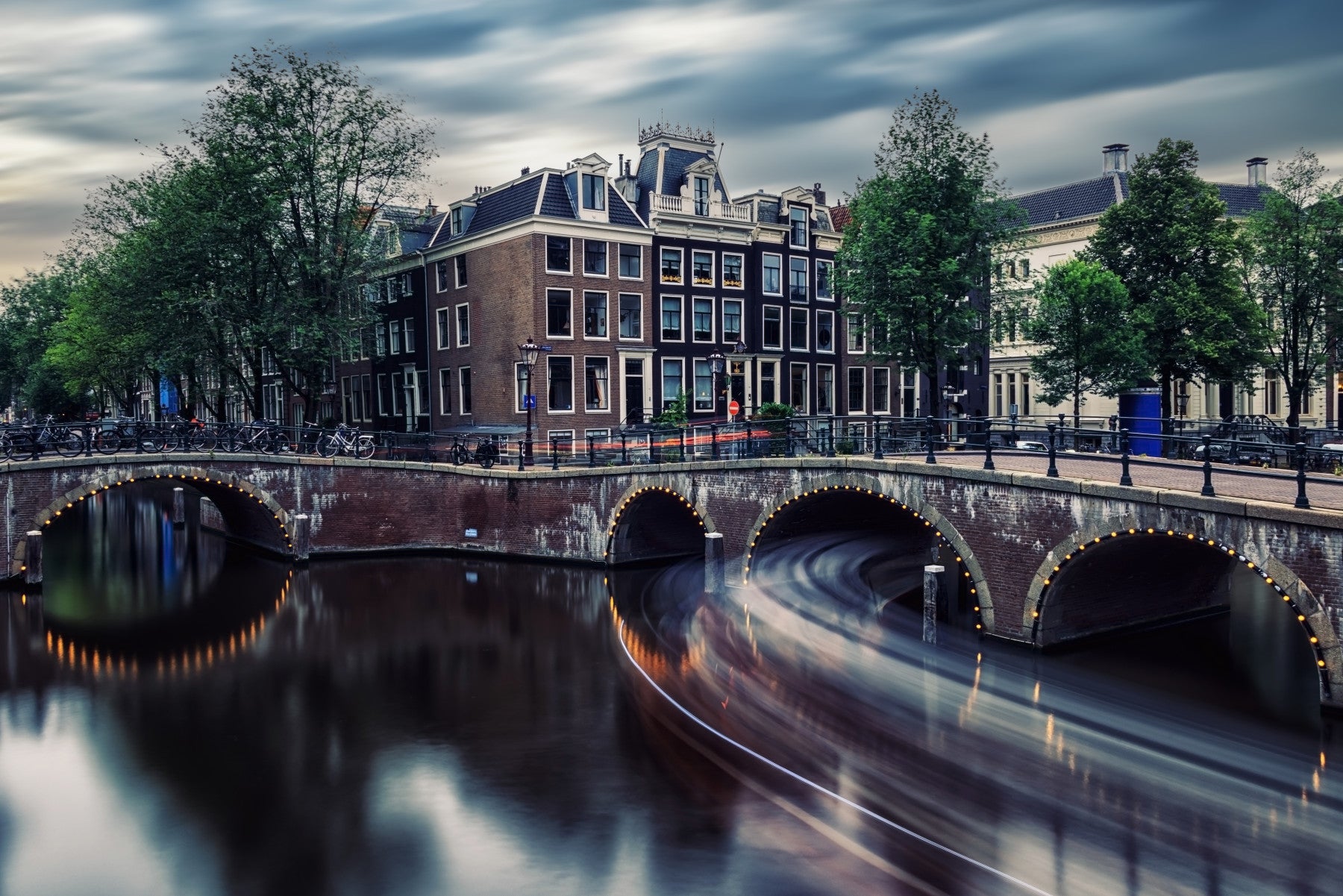 Amsterdam Canal Dreams Wall Mural