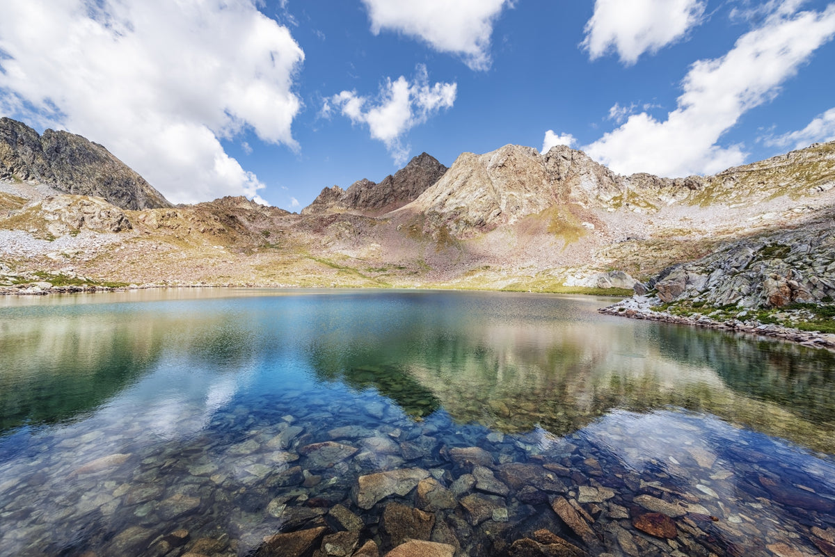 Alpine Azure Wall Mural in your room — zoomed