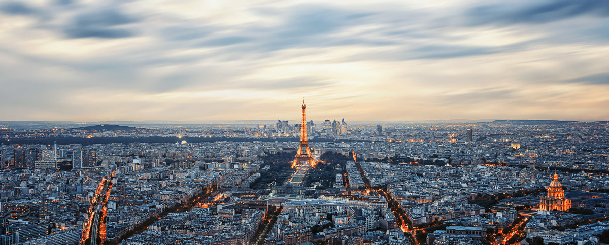 City of Lights Wall Mural in your room