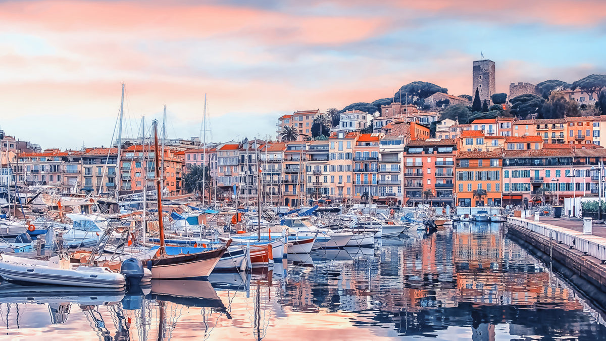 Cannes Vista Wall Mural in your room