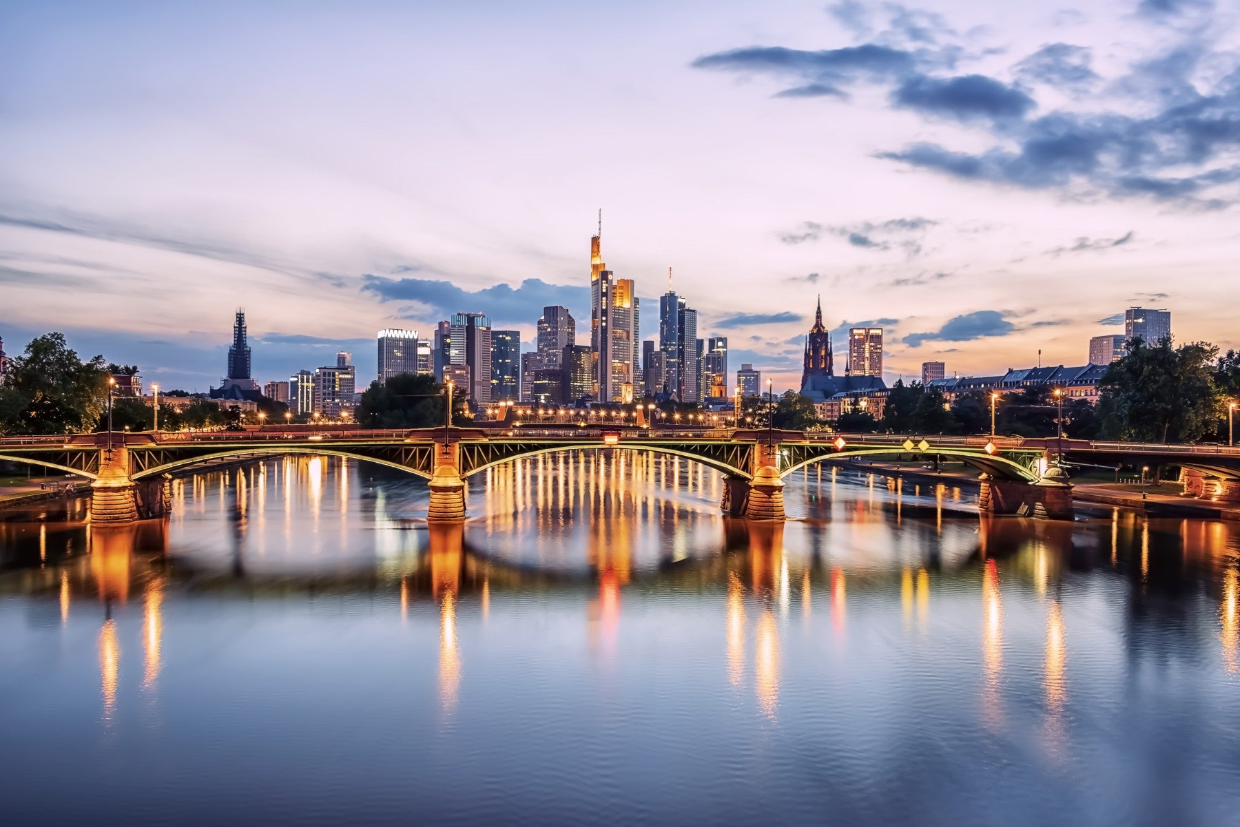 City Reflections Wall Mural