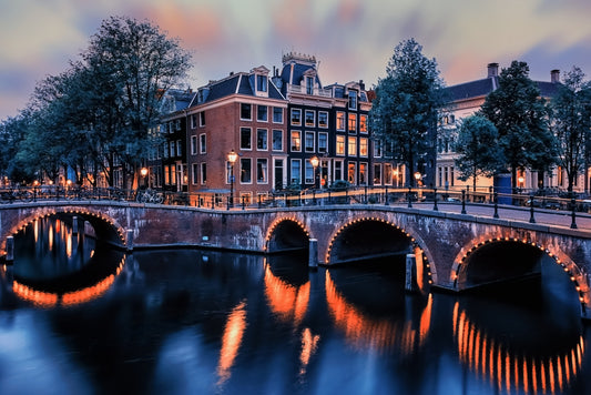 Amsterdam Twilight Wall Mural