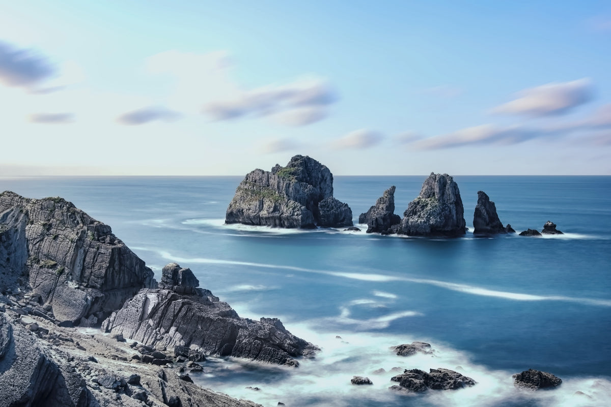 Ethereal Coastline Wall Mural in your room — zoomed