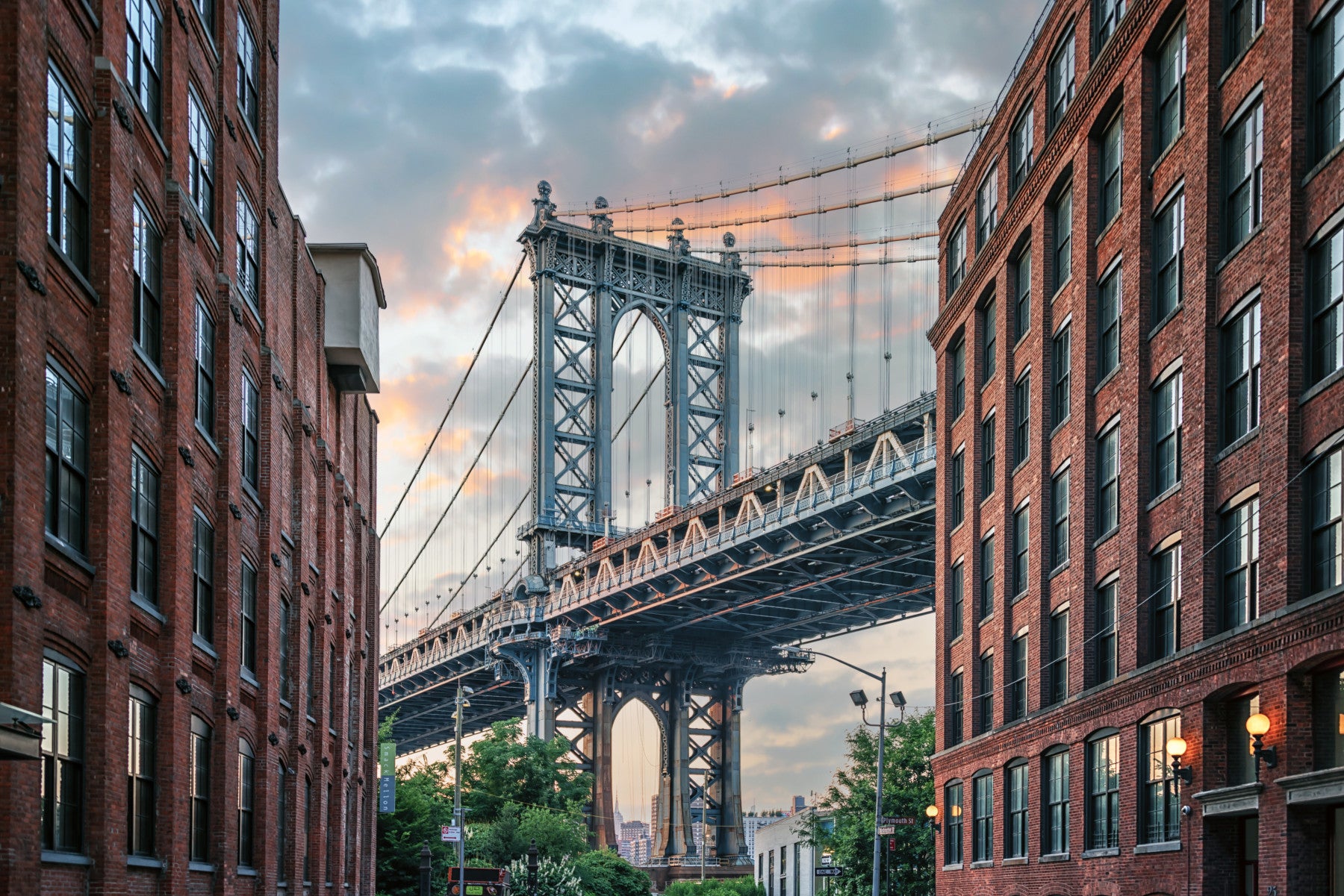 Manhattan Bridge Vista Wall Mural