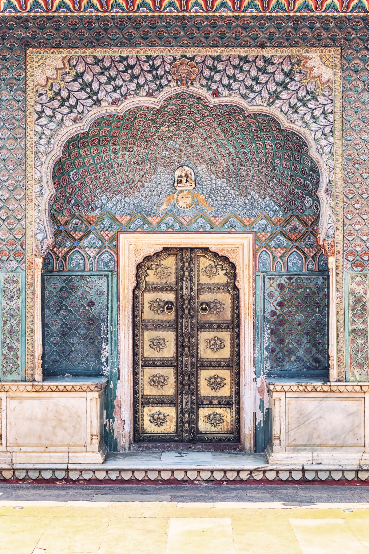 Indian Palace Door Wall Mural in your room