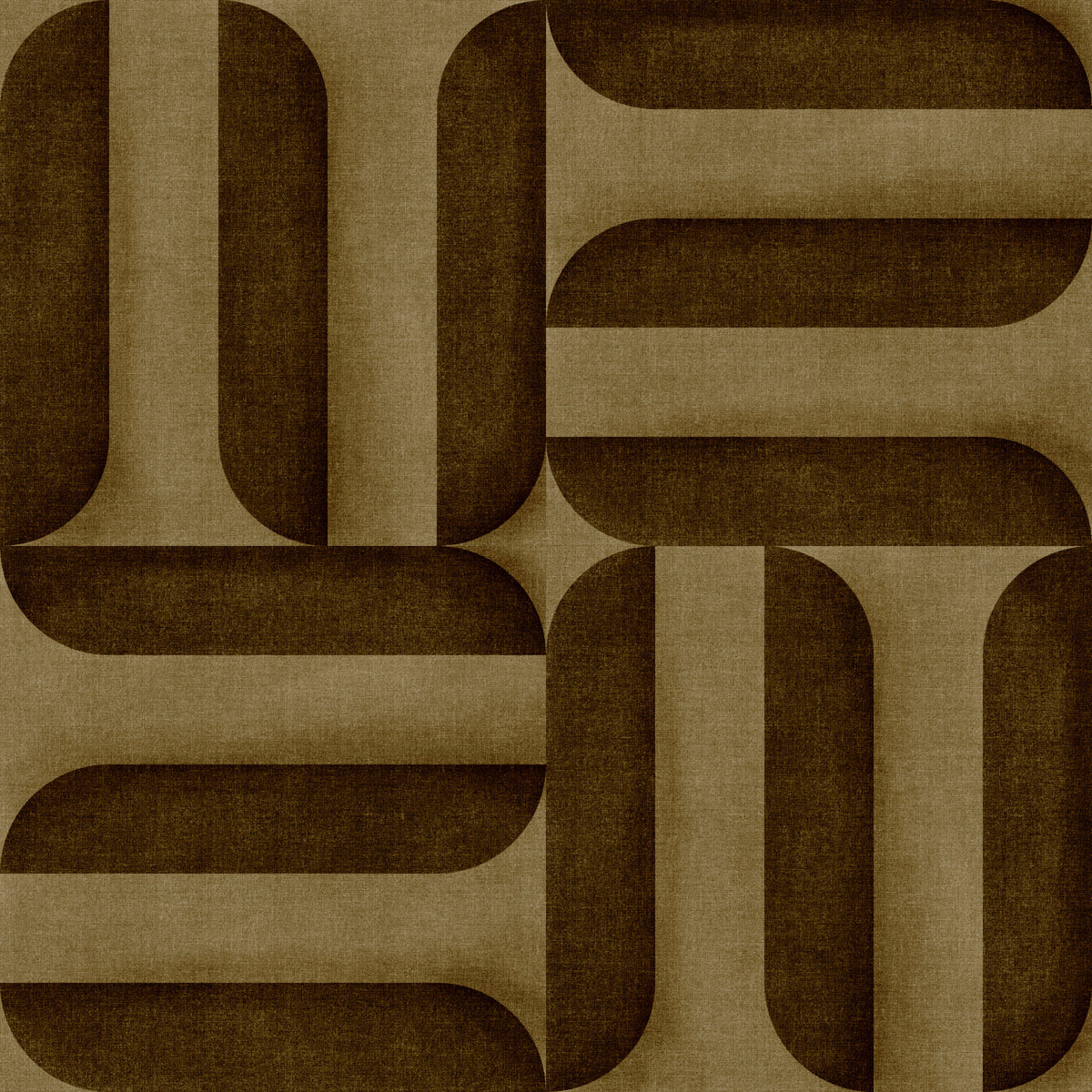 Modern Textured Signs Umber Wallpaper⁠ in your room