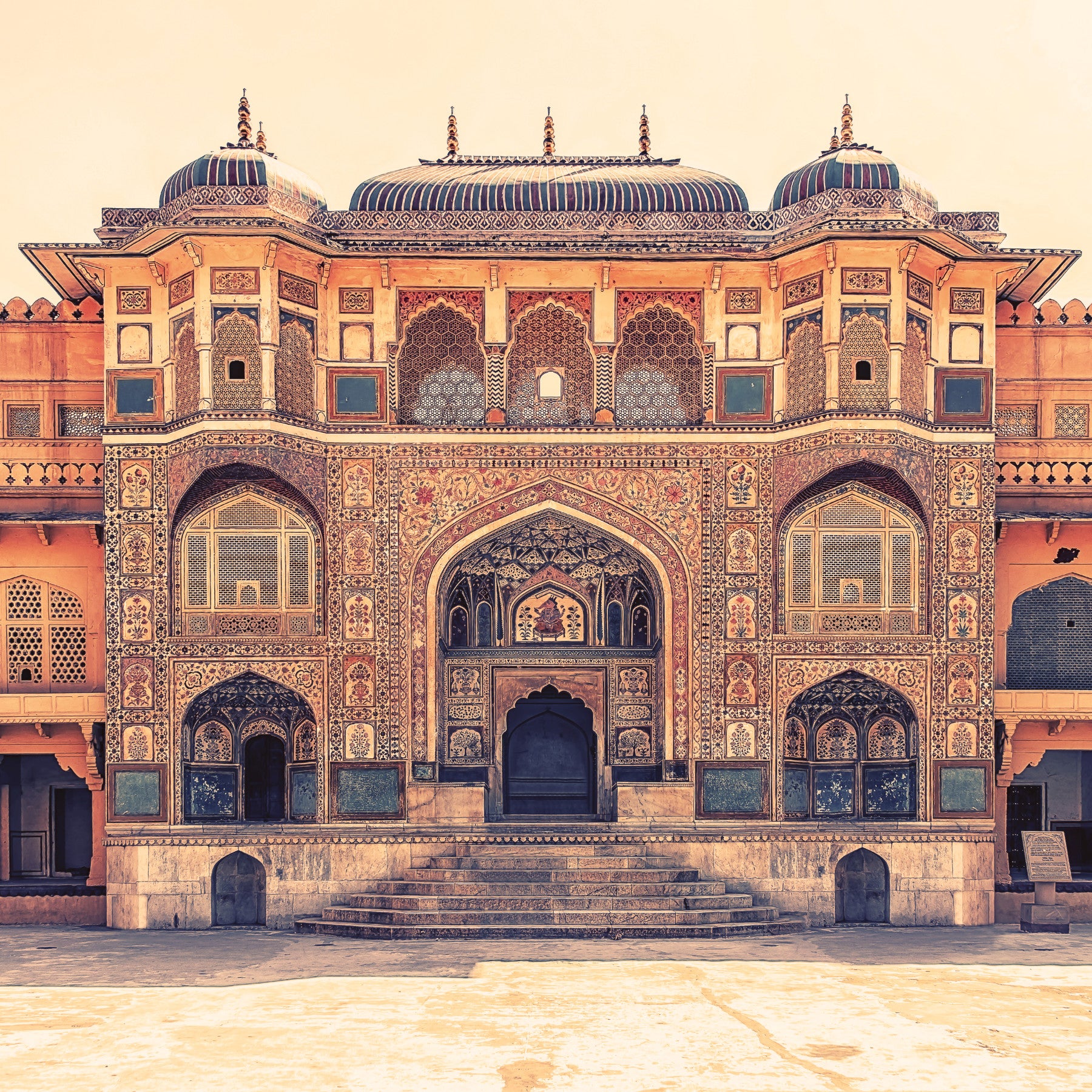 Amber Palace Grandeur Wall Mural