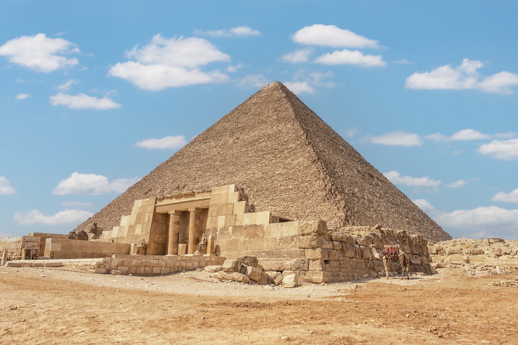 Ancient Wonders Wall Mural in your room — zoomed