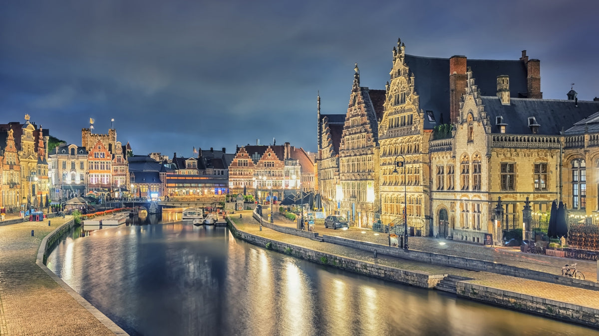 Ghent Lights Wall Mural in your room