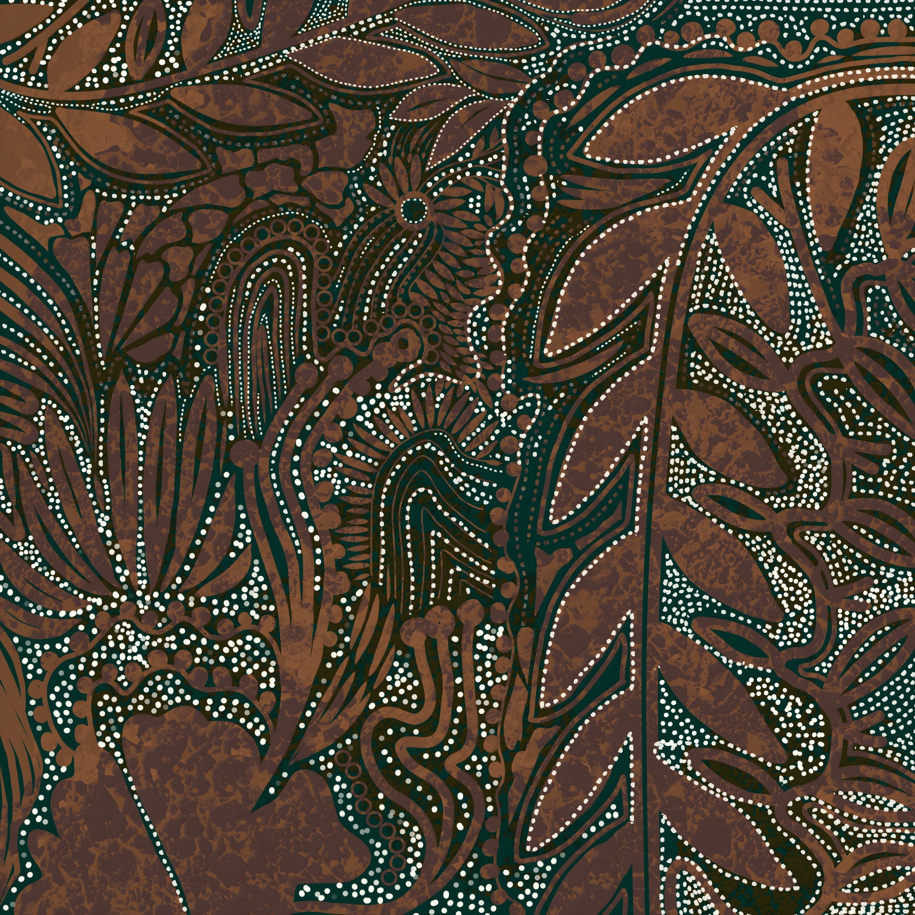 Indigenous Forest Wall Mural