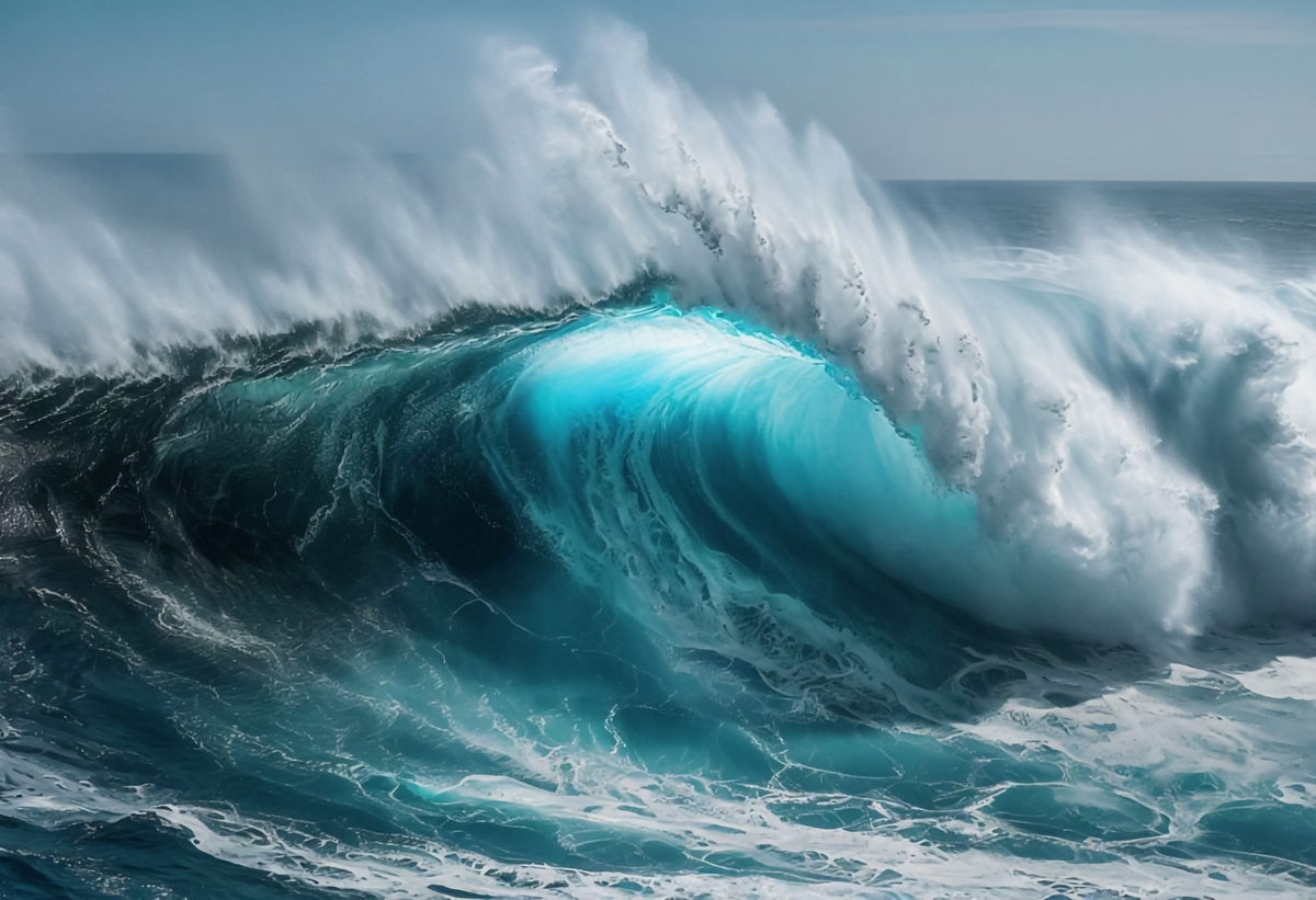 Ocean Surge Wall Mural in your room