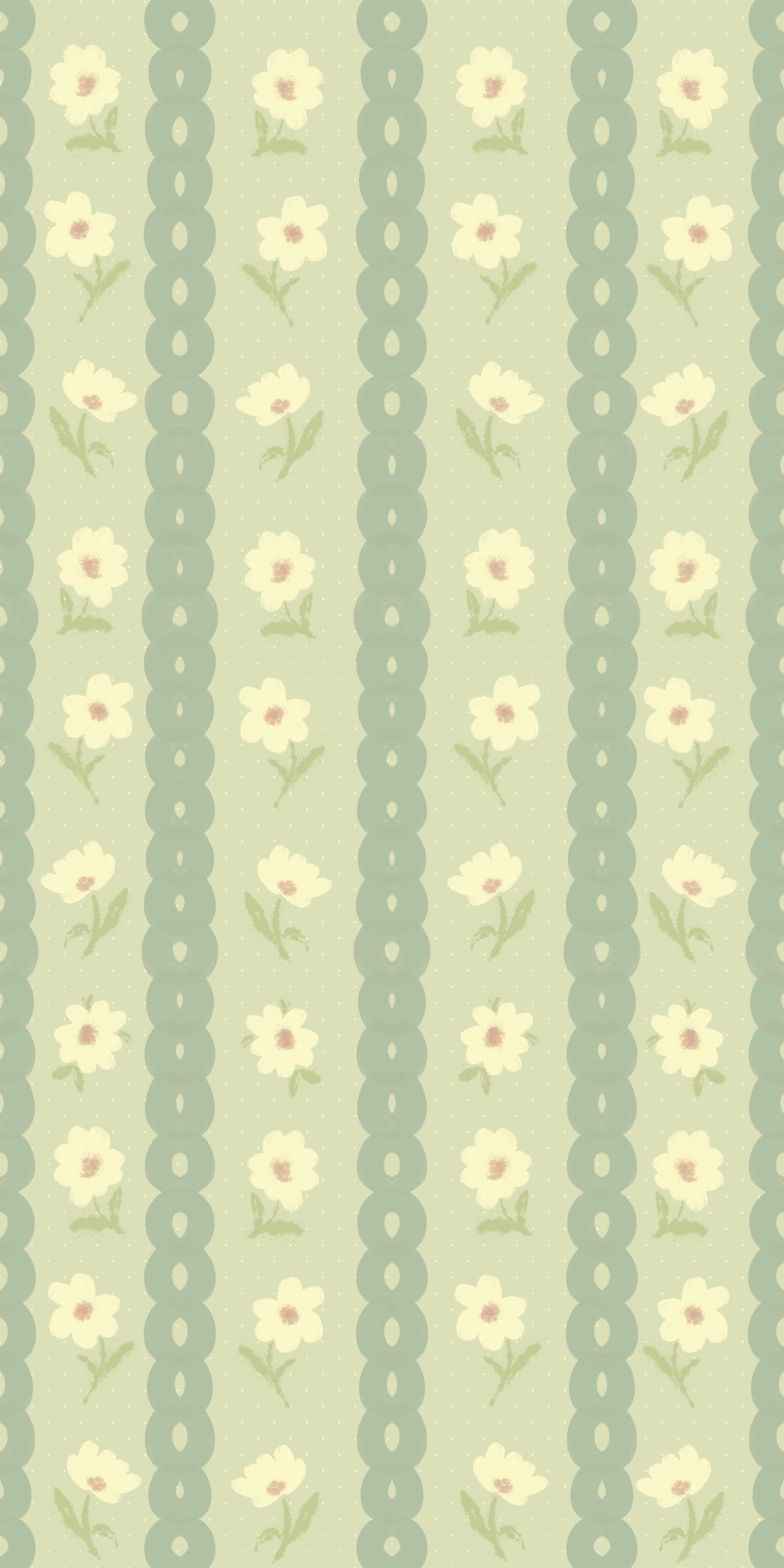 Daisy Chain Delight Wallpaper⁠ in your room