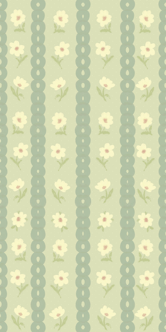 Daisy Chain Delight Wallpaper⁠