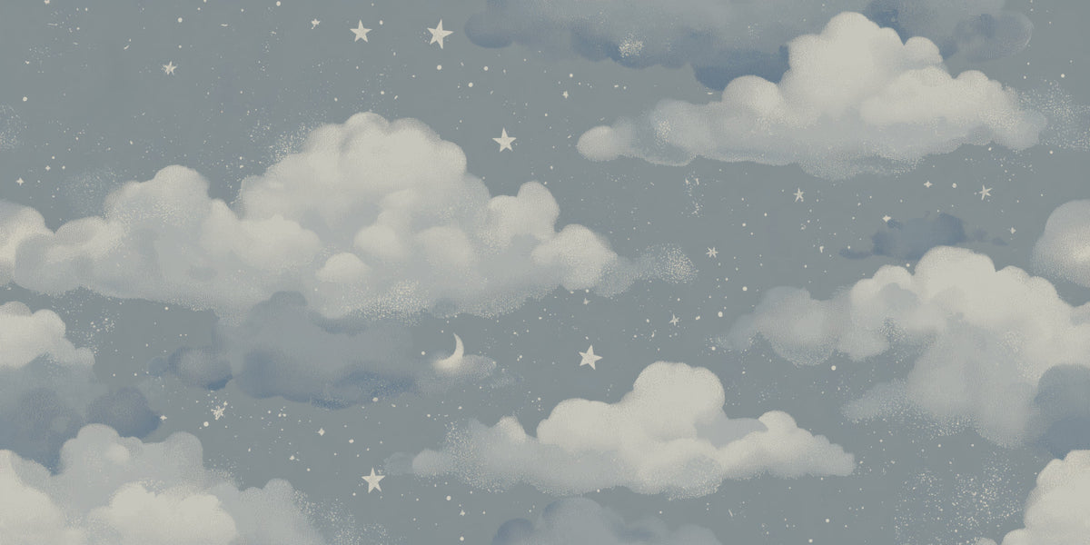 Sweet Dreams – Blue Wall Mural in your room