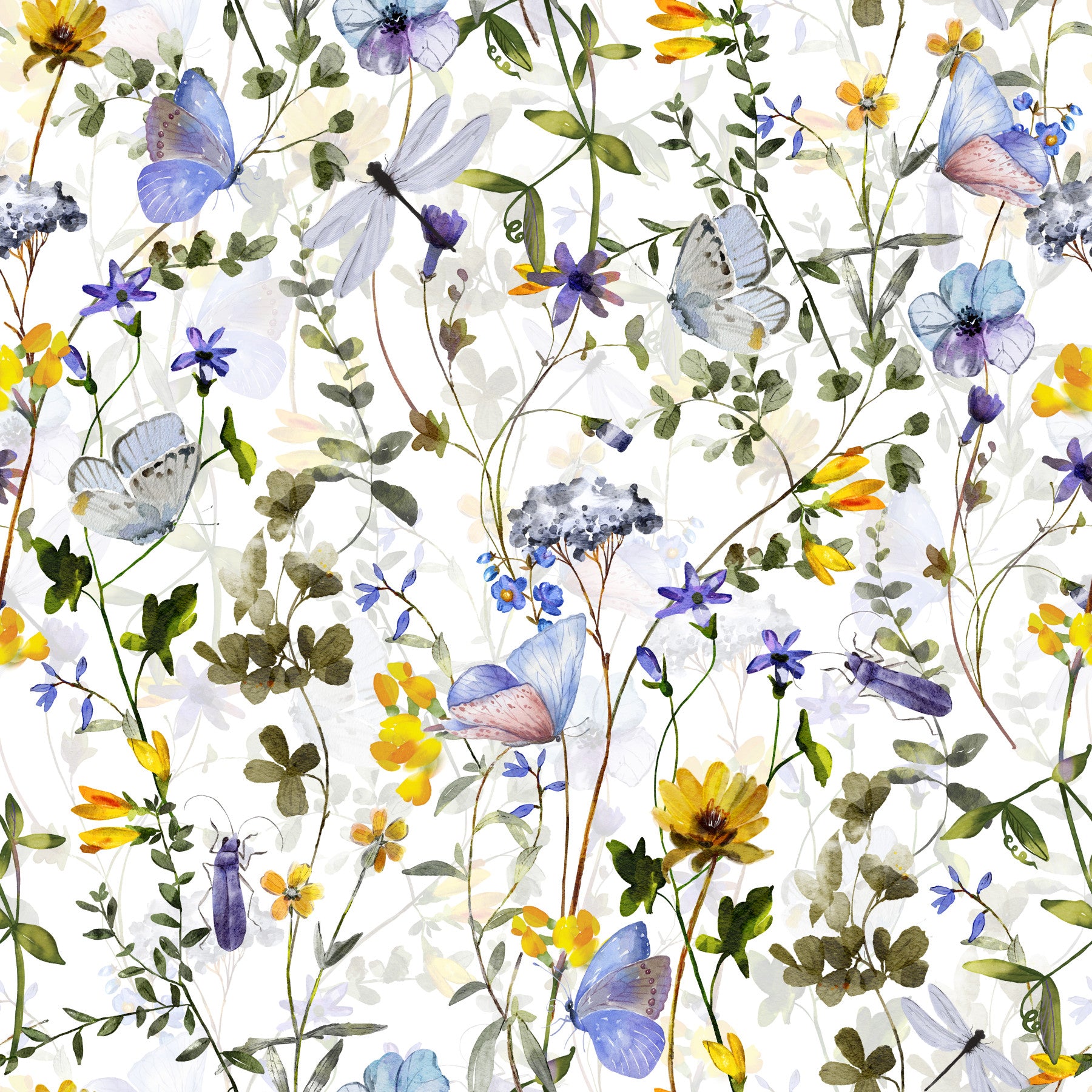 Wildflower Waltz By Uta Naumann Wallpaper⁠