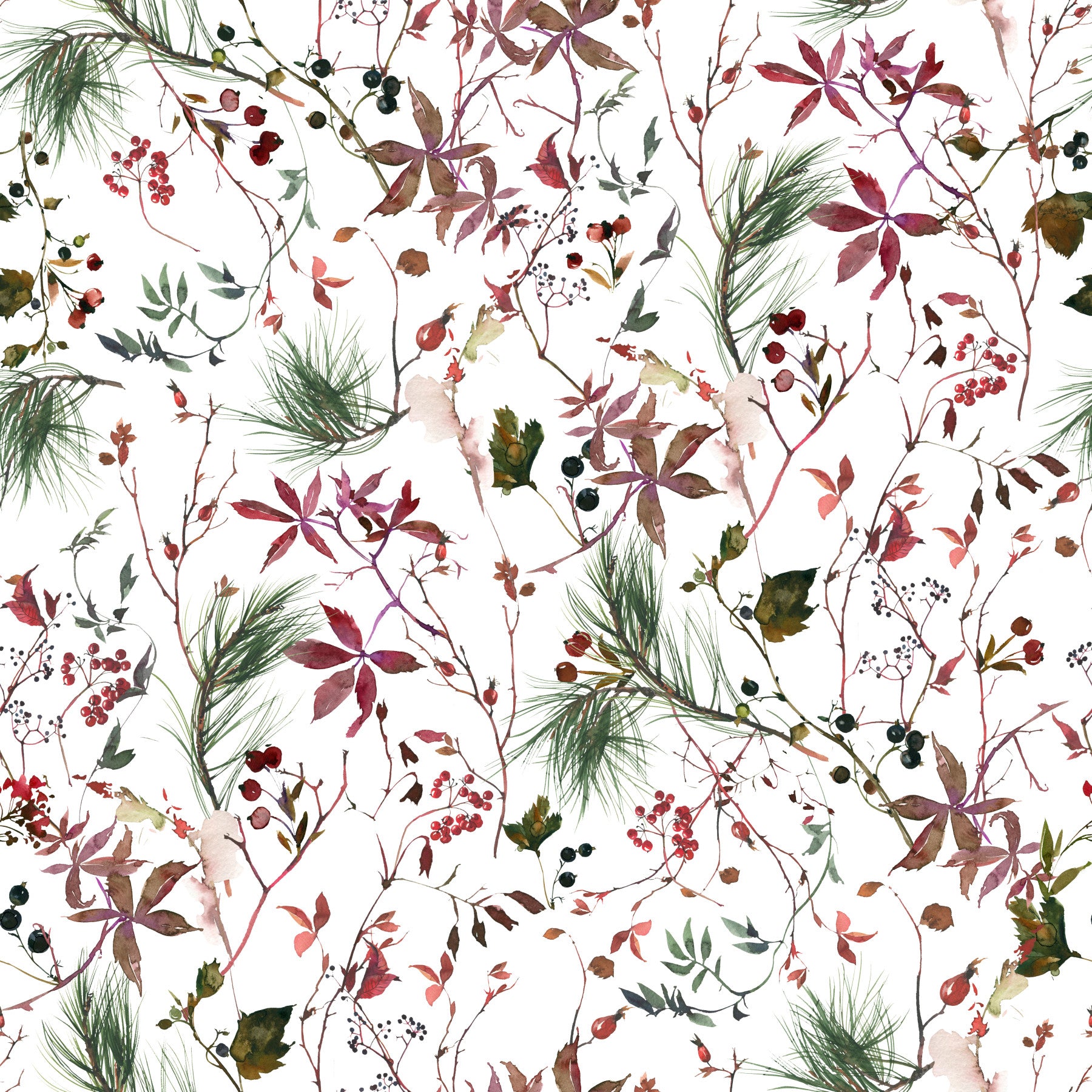 Botanical Winter By Uta Naumann Wallpaper⁠