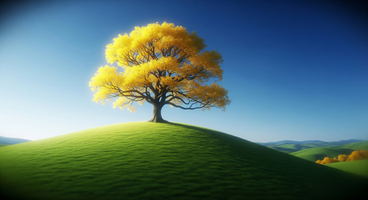 Lucent Tree Wall Mural in your room