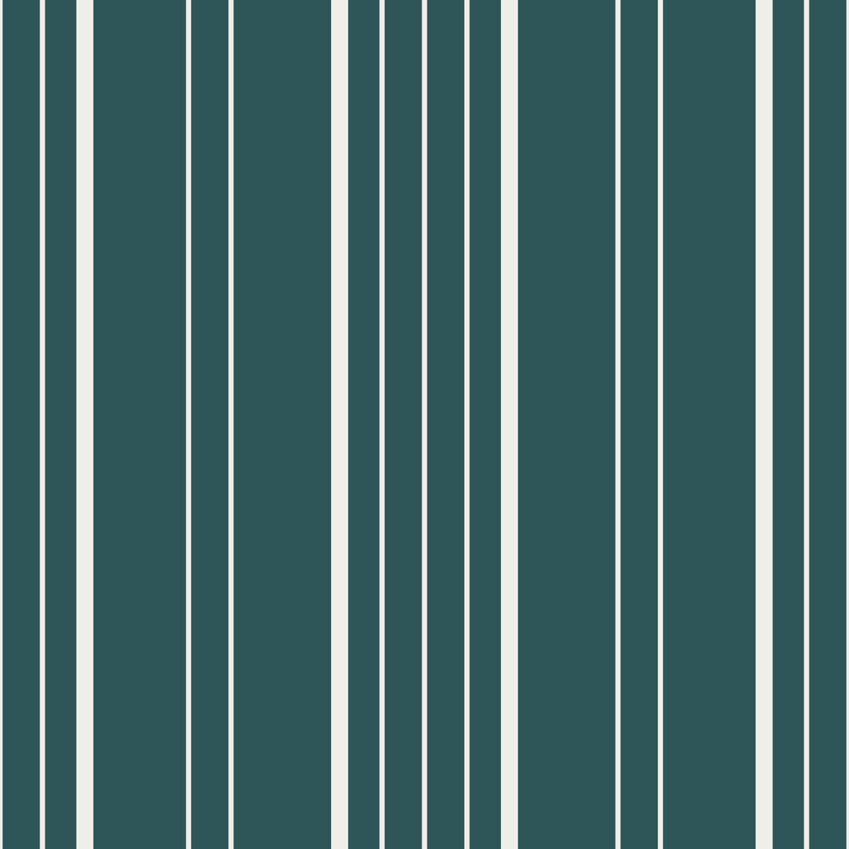 Teal Stripe Wallpaper⁠ in your room — zoomed