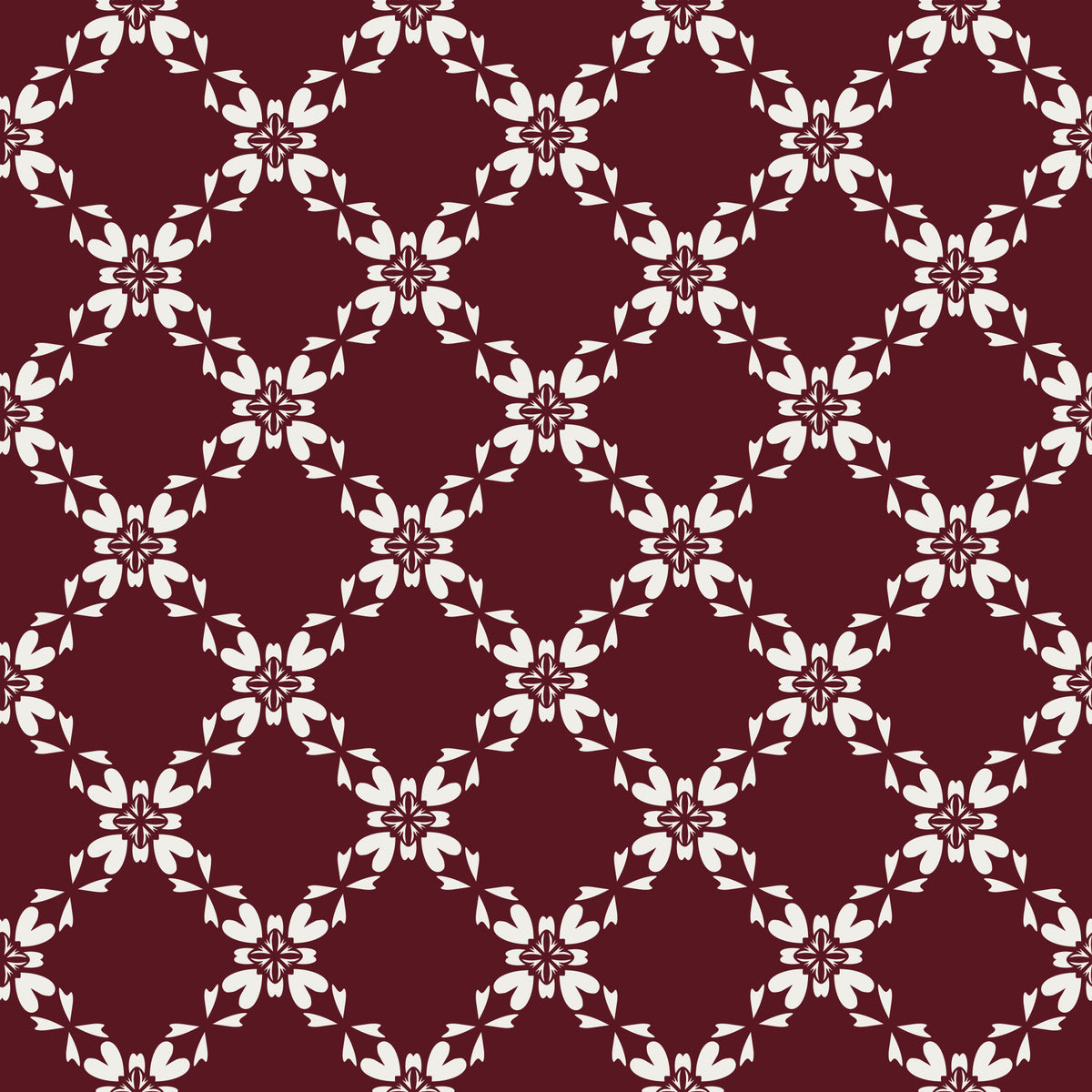 Maroon Lattice Wallpaper⁠