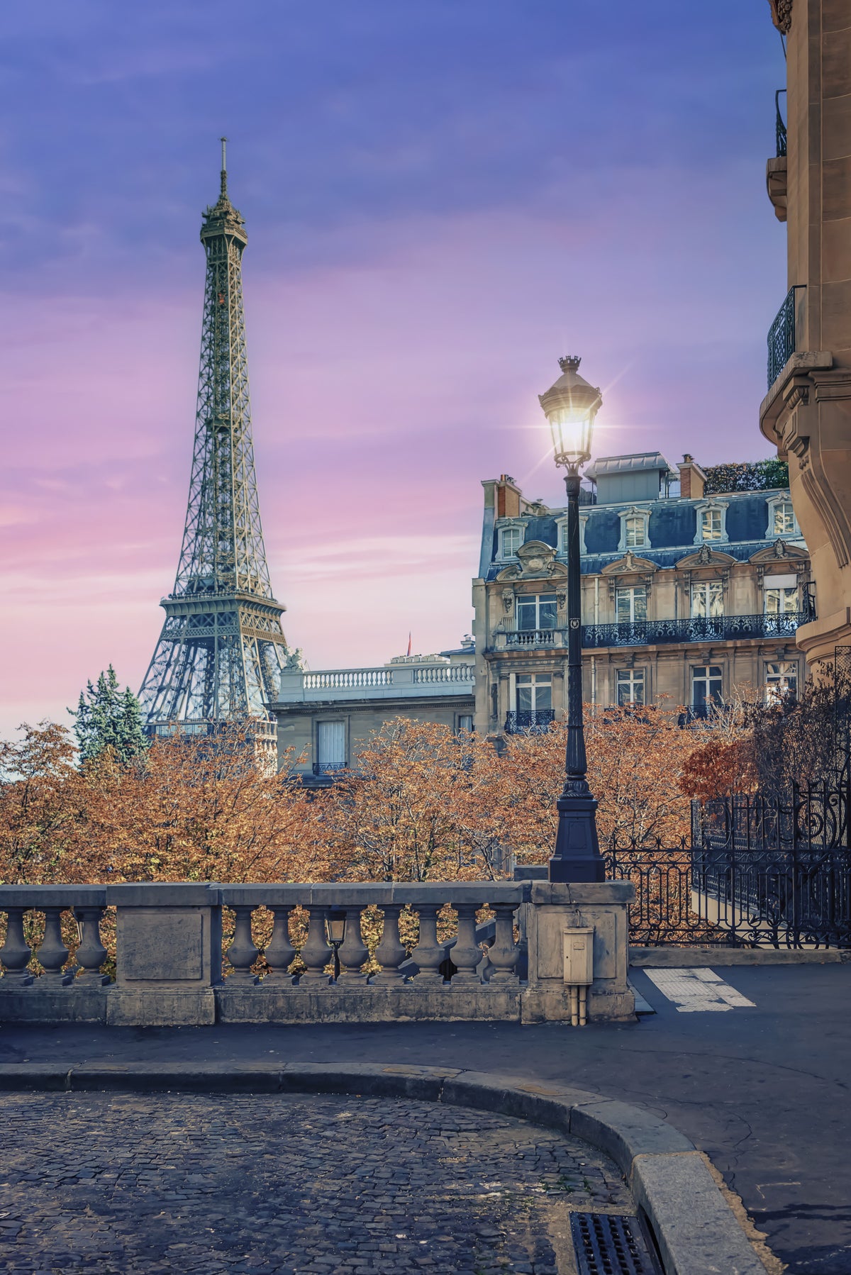 Parisian Twilight Wall Mural in your room