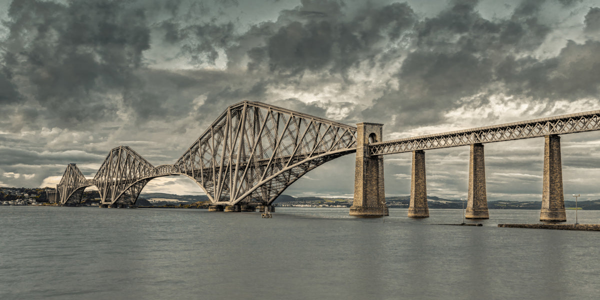 Historic Forth Rail Bridge View Wall Mural in your room