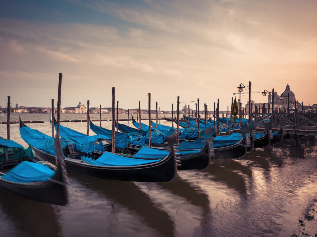 Twilight Gondolas Wall Mural in your room