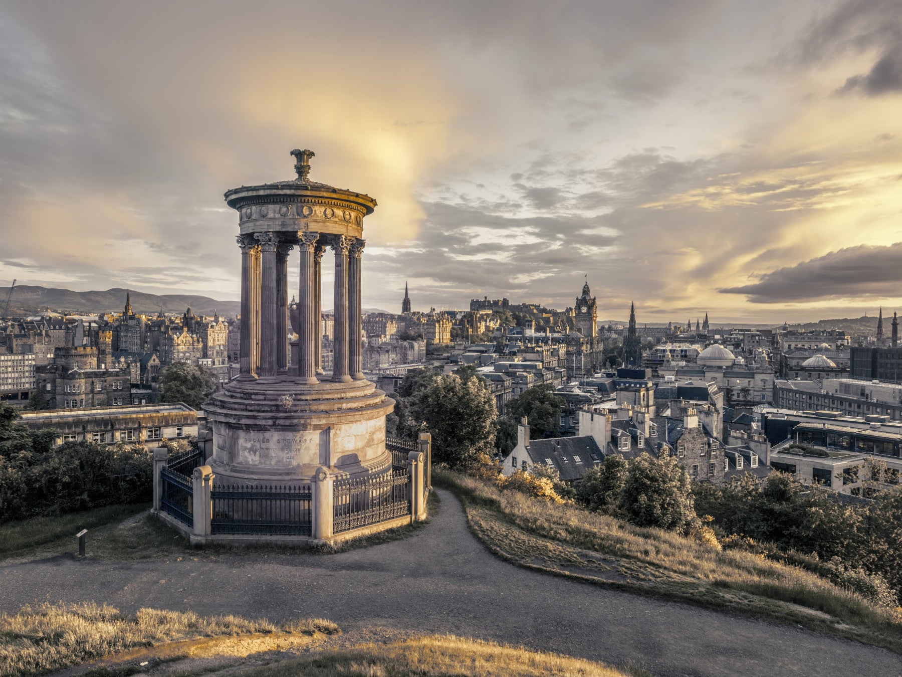 Scottish Skyline Wall Mural
