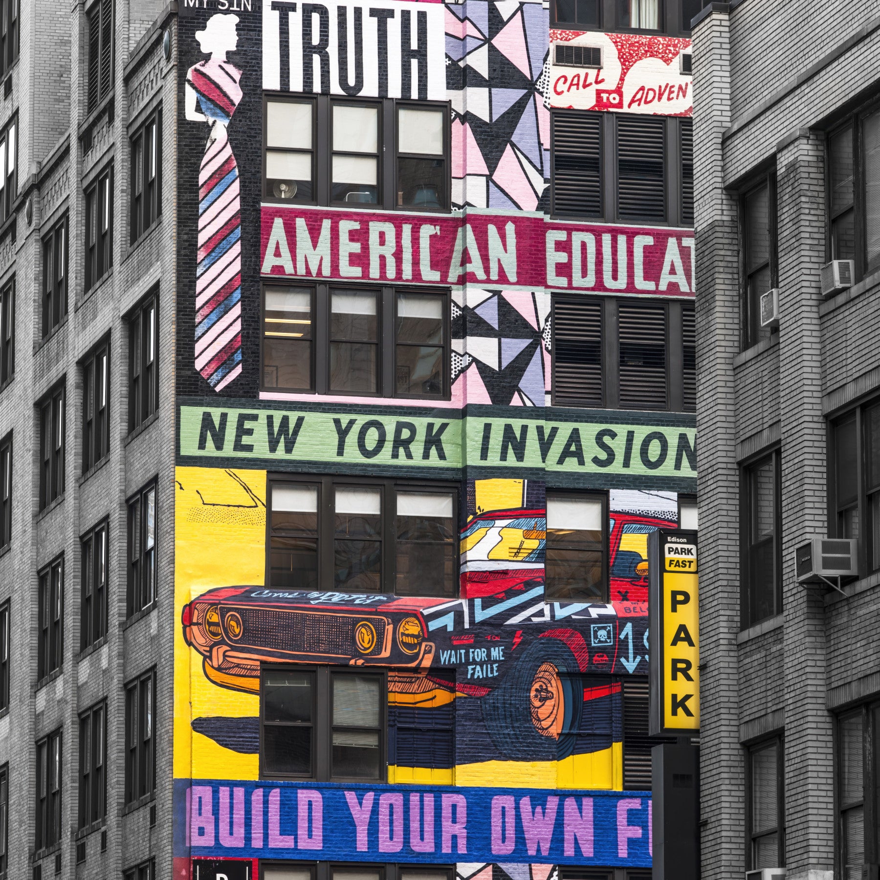 Urban Art Invasion Wall Mural