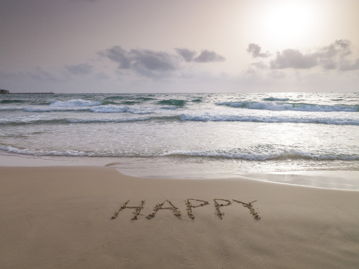 Happy Beach Vibes Wall Mural