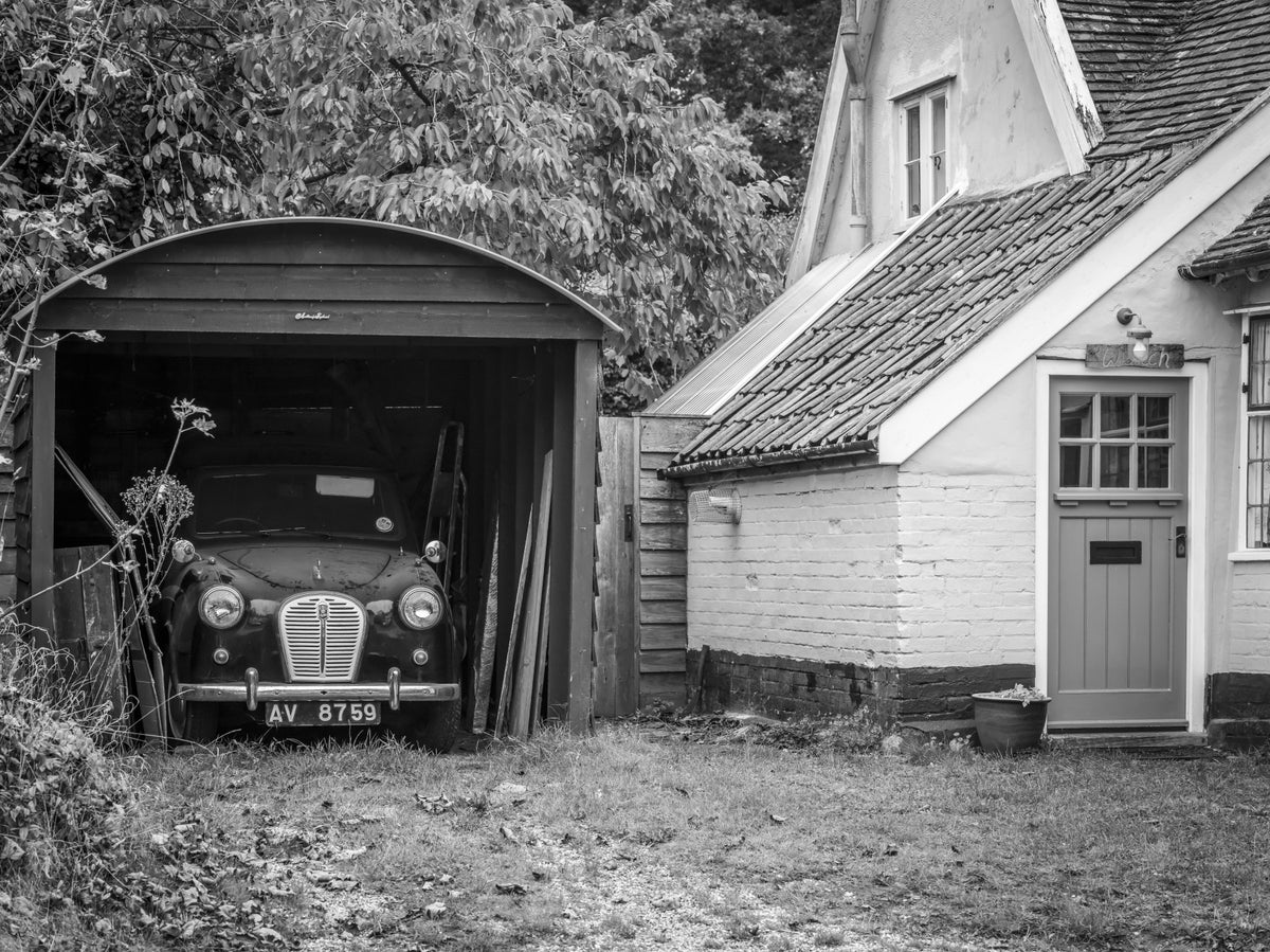 Retro Vehicle Hideaway Wall Mural