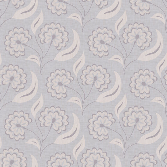 Serene Floral beige Wallpaper⁠