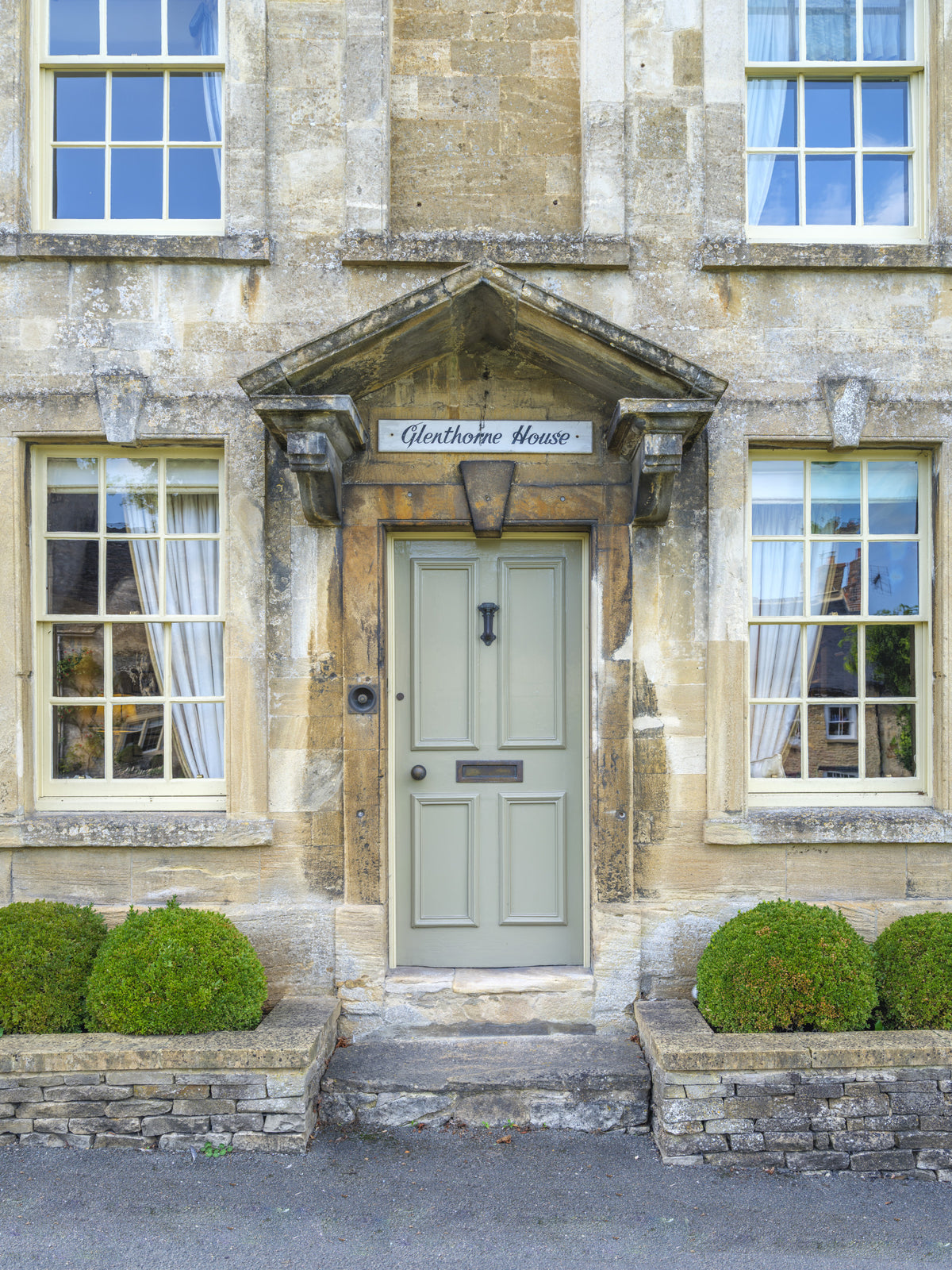 Historic Stone Home Wall Mural in your room