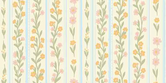Blossom Stripes Wallpaper⁠